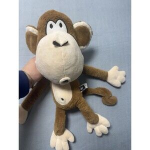 Bobby Jack Monkey Plush Brown Tan Stuffed Animal Soft, Large
